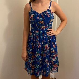 Blue Floral Dress